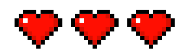 Triple Red Heart